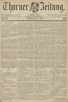 Thorner Zeitung : Gegründet 1760. 1874, Nro. 168 (21 Juli)