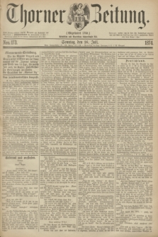 Thorner Zeitung : Gegründet 1760. 1874, Nro. 173 (26 Juli)