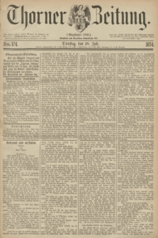 Thorner Zeitung : Gegründet 1760. 1874, Nro. 174 (28 Juli)