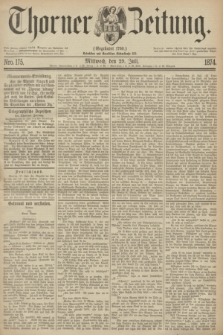 Thorner Zeitung : Gegründet 1760. 1874, Nro. 175 (29 Juli)