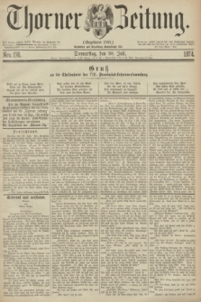 Thorner Zeitung : Gegründet 1760. 1874, Nro. 176 (30 Juli)