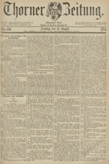 Thorner Zeitung : Gegründet 1760. 1874, Nro. 198 (25 August)