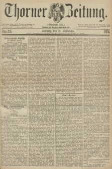 Thorner Zeitung : Gegründet 1760. 1874, Nro. 215 (13 September) + dod.