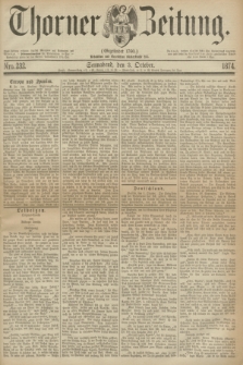 Thorner Zeitung : Gegründet 1760. 1874, Nro. 232 (3 October)