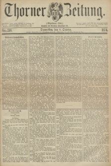 Thorner Zeitung : Gegründet 1760. 1874, Nro. 236 (8 October)