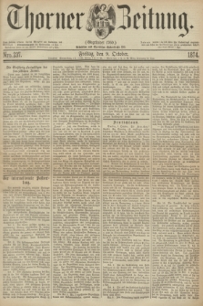 Thorner Zeitung : Gegründet 1760. 1874, Nro. 237 (9 October)