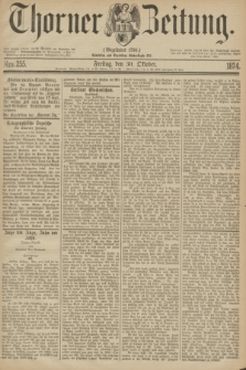 Thorner Zeitung : Gegründet 1760. 1874, Nro. 255 (30 Oktober)