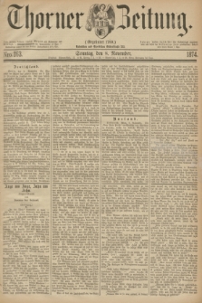 Thorner Zeitung : Gegründet 1760. 1874, Nro. 263 (8 November) + dod.