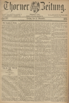 Thorner Zeitung : Gegründet 1760. 1874, Nro. 267 (13 November)