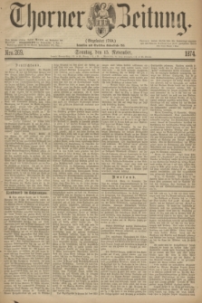 Thorner Zeitung : Gegründet 1760. 1874, Nro. 269 (15 November)