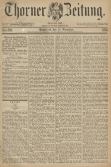 Thorner Zeitung : Gegründet 1760. 1874, Nro. 280 (28 November)