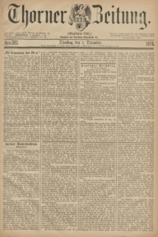 Thorner Zeitung : Gegründet 1760. 1874, Nro. 282 (1 Dezember)