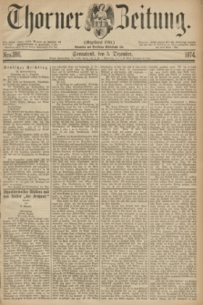 Thorner Zeitung : Gegründet 1760. 1874, Nro. 286 (5 Dezember)