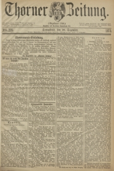 Thorner Zeitung : Gegründet 1760. [1874], Nro. 299 (20 Dezember)