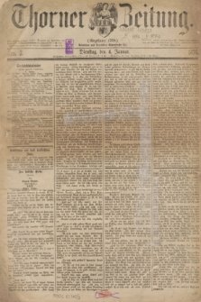 Thorner Zeitung : Gegründet 1760. 1876, Nro. 2 (4 Januar)