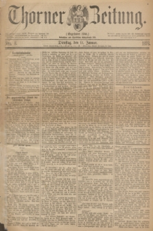 Thorner Zeitung : Gegründet 1760. 1876, Nro. 8 (11 Januar)