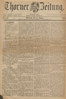 Thorner Zeitung : Gegründet 1760. 1876, Nro. 9 (12 Januar)