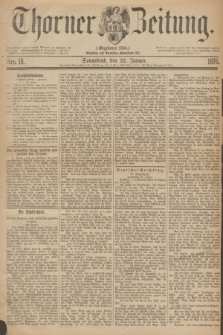 Thorner Zeitung : Gegründet 1760. 1876, Nro. 18 (22 Januar)