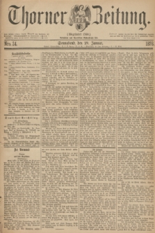 Thorner Zeitung : Gegründet 1760. 1876, Nro. 24 (29 Januar)