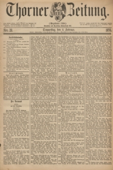 Thorner Zeitung : Gegründet 1760. 1876, Nro. 28 (3 Februar)