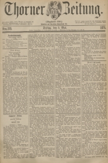 Thorner Zeitung : Gegründet 1760. 1876, Nro. 105 (5 Mai)