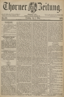 Thorner Zeitung : Gegründet 1760. 1876, Nro. 108 (9 Mai)