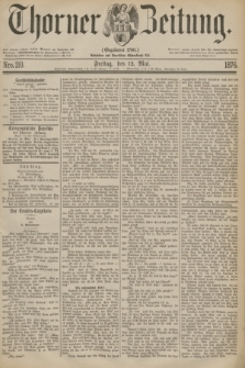 Thorner Zeitung : Gegründet 1760. 1876, Nro. 110 (12 Mai)