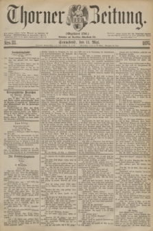 Thorner Zeitung : Gegründet 1760. 1876, Nro. 111 (13 Mai)