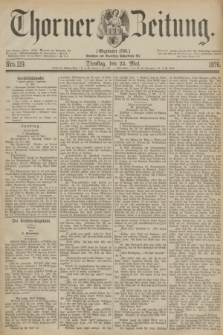 Thorner Zeitung : Gegründet 1760. 1876, Nro. 119 (23 Mai)