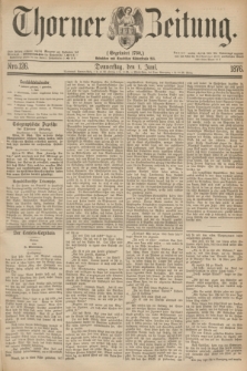Thorner Zeitung : Gegründet 1760. 1876, Nro. 126 (1 Juni)