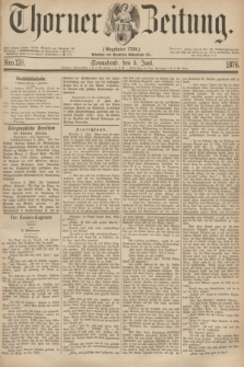 Thorner Zeitung : Gegründet 1760. 1876, Nro. 128 (3 Juni)