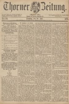 Thorner Zeitung : Gegründet 1760. 1876, Nro. 176 (30 Juli)