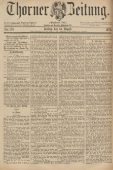 Thorner Zeitung : Gegründet 1760. 1876, Nro. 198 (25 August)