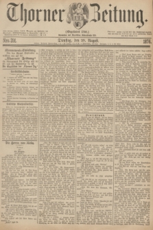 Thorner Zeitung : Gegründet 1760. 1876, Nro. 201 (29 August)