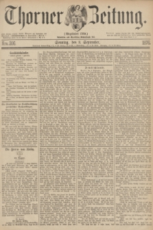 Thorner Zeitung : Gegründet 1760. 1876, Nro. 206 (3 September)