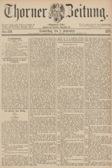 Thorner Zeitung : Gegründet 1760. 1876, Nro. 209 (7 September)