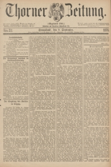 Thorner Zeitung : Gegründet 1760. 1876, Nro. 211 (9 September)