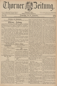 Thorner Zeitung : Gegründet 1760. 1876, Nro. 221 (21 September)