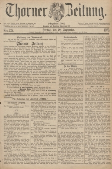 Thorner Zeitung : Gegründet 1760. 1876, Nro. 228 (29 September)
