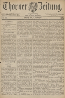 Thorner Zeitung : Gegründet 1760. 1876, Nro. 270 (17 November)