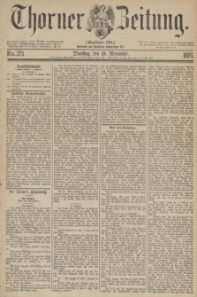 Thorner Zeitung : Gegründet 1760. 1876, Nro. 273 (21 November)