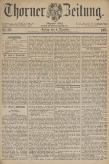 Thorner Zeitung : Gegründet 1760. 1876, Nro. 282 (1 Dezember)