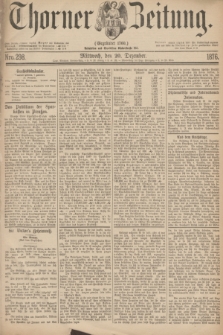 Thorner Zeitung : Gegründet 1760. 1876, Nro. 298 (20 Dezember)