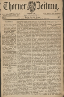 Thorner Zeitung : Gegründet 1760. 1877, Nro. 9 (12 Januar)