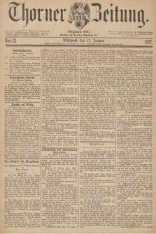 Thorner Zeitung : Gegründet 1760. 1877, Nro. 13 (17 Januar)