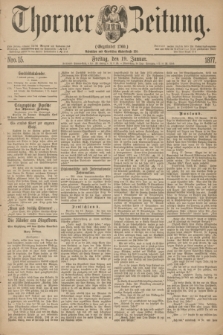 Thorner Zeitung : Gegründet 1760. 1877, Nro. 15 (19 Januar)