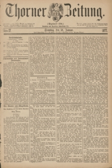 Thorner Zeitung : Gegründet 1760. 1877, Nro. 17 (21 Januar) + dod.