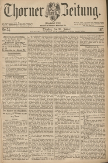 Thorner Zeitung : Gegründet 1760. 1877, Nro. 24 (30 Januar)
