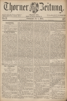 Thorner Zeitung : Gegründet 1760. 1877, Nro. 52 (3 März)
