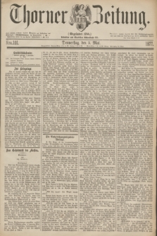 Thorner Zeitung : Gegründet 1760. 1877, Nro. 101 (3 Mai)